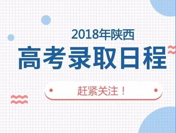【最新消息】2018年陕西高考录取日程确定，速来看看